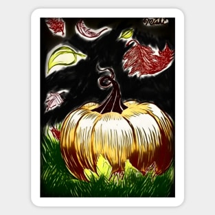 Pumpkin Season Sticker